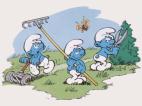 il été une foi ou les schtroumpfcorvée regardèren le ciel